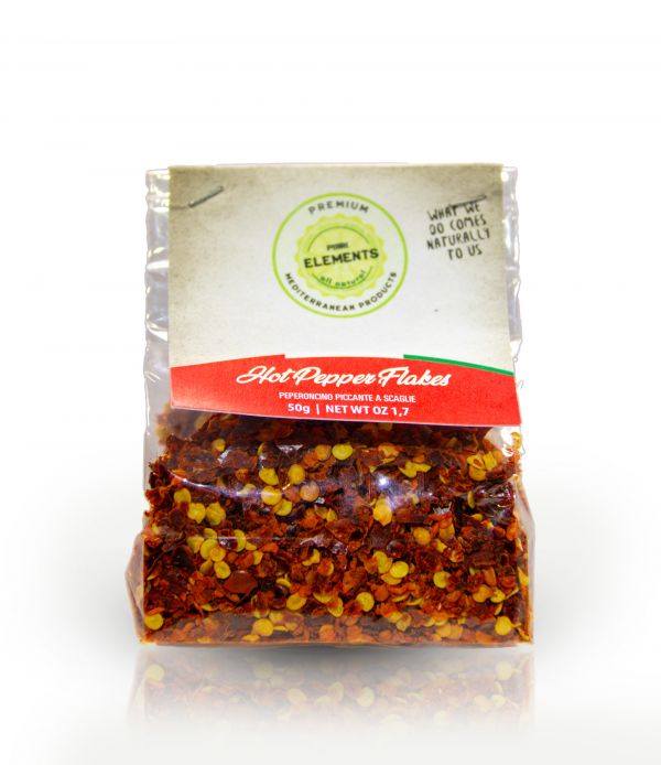 Hot peppers flakes