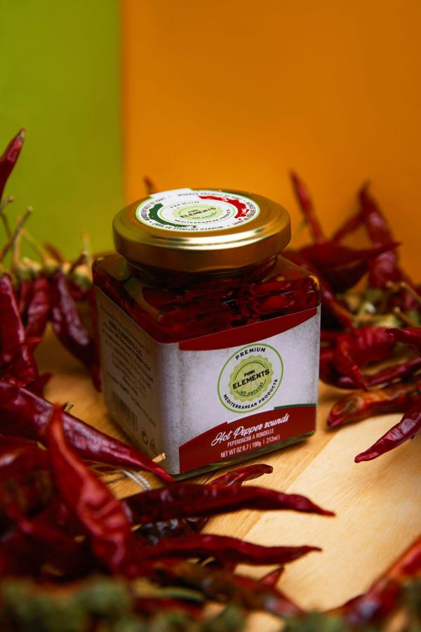 Hot pepper rounds (314ml)