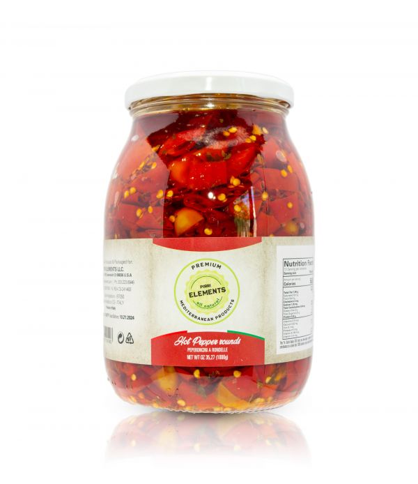 Hot pepper rounds (1kg)