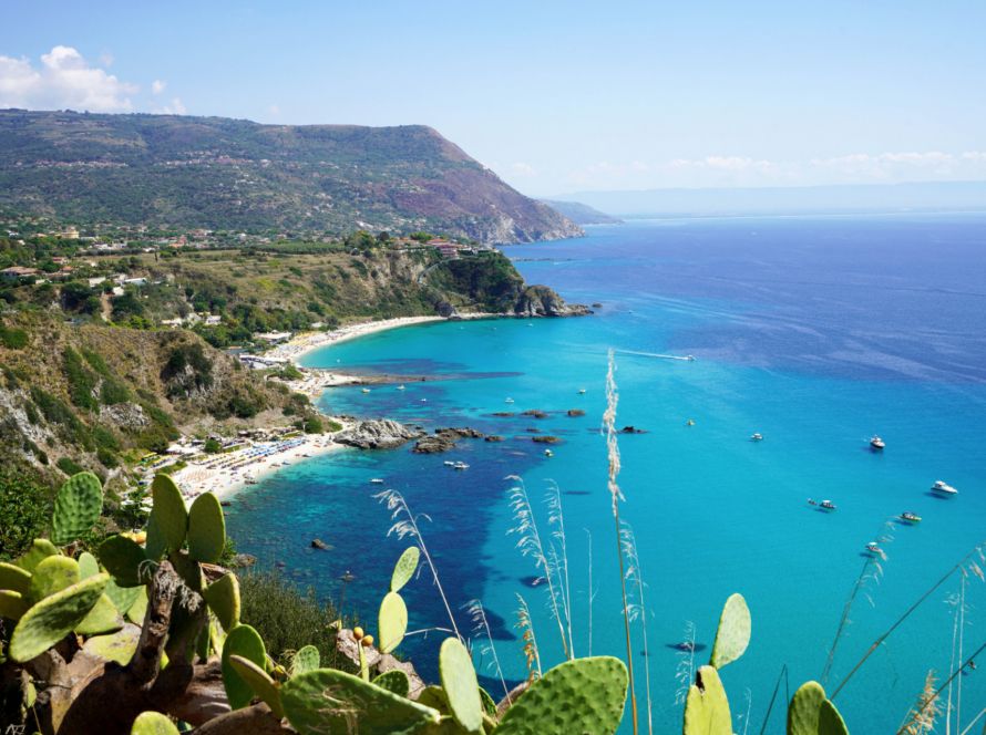 Calabrian landscape, sea